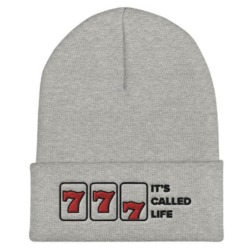 It's Called Life Fun Unisex Cuffed Beanie - BUCKET POPCORN